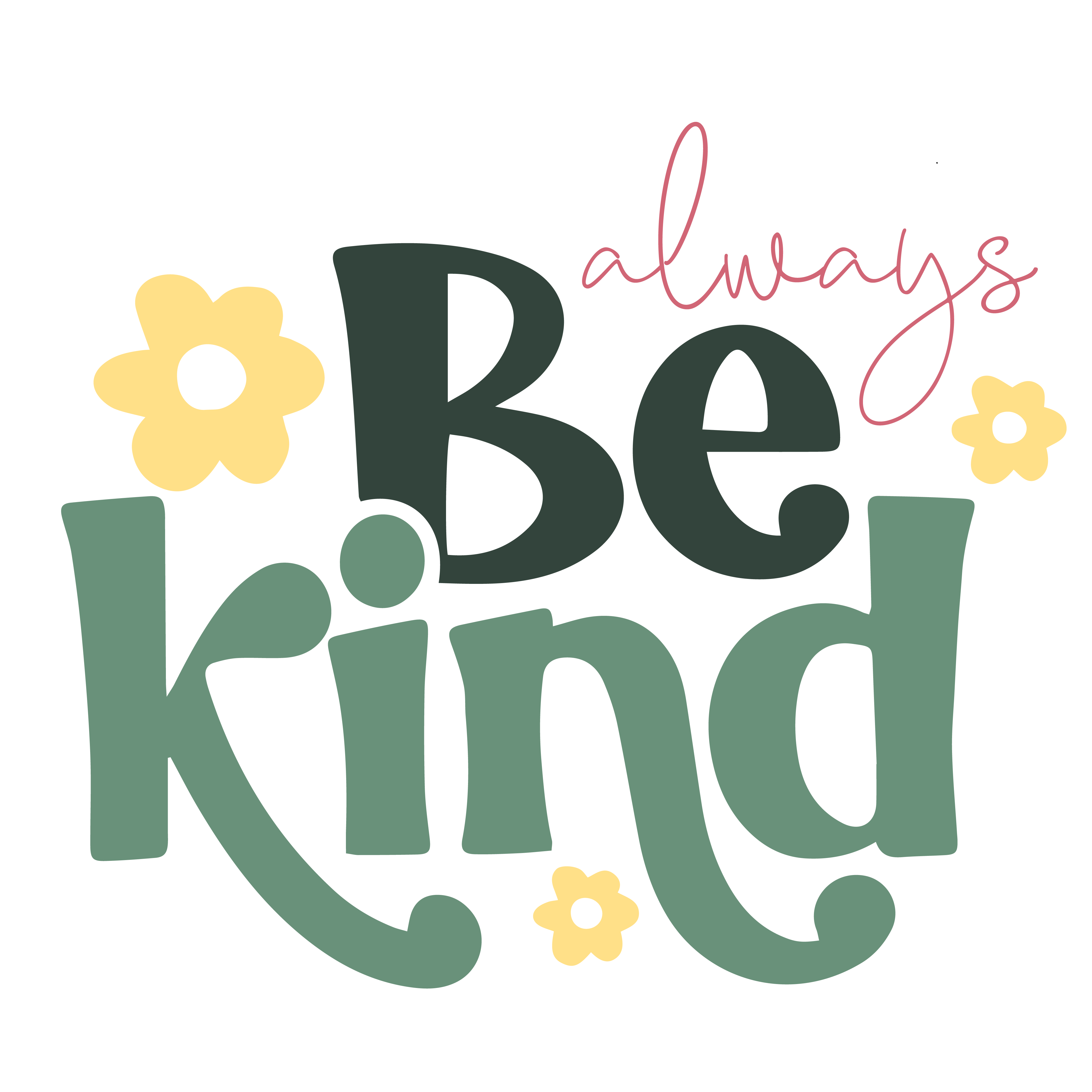 Always Be Kind T shirt design -( SVG – JPG – PNG ) Included cover image.