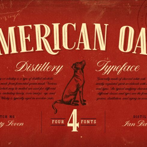 American Oak - 4 Font Set cover image.