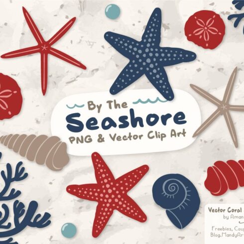 Seashells Clipart in Americana cover image.