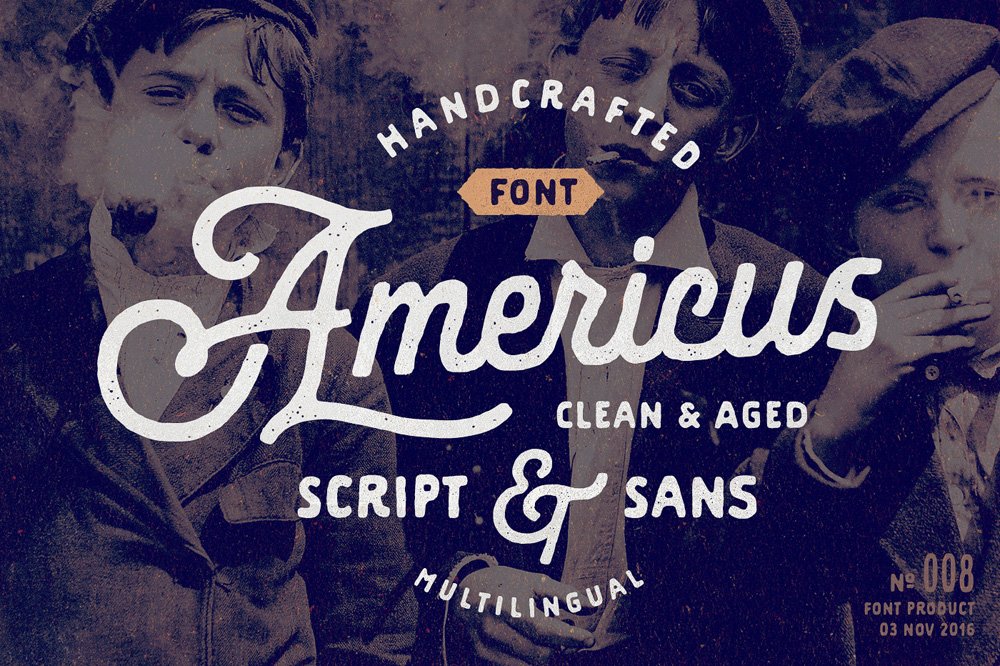 Americus Script & Sans cover image.