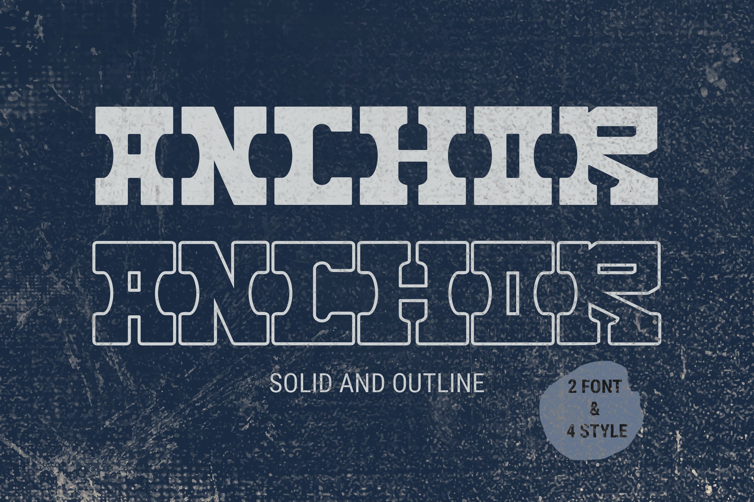 Anchor - Display Font preview image.