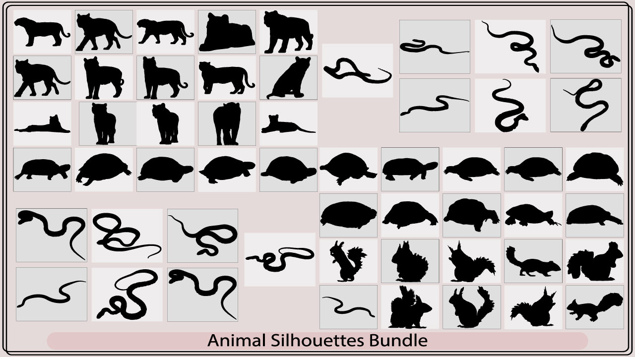 animal shilhouette vector epsmb add media 121