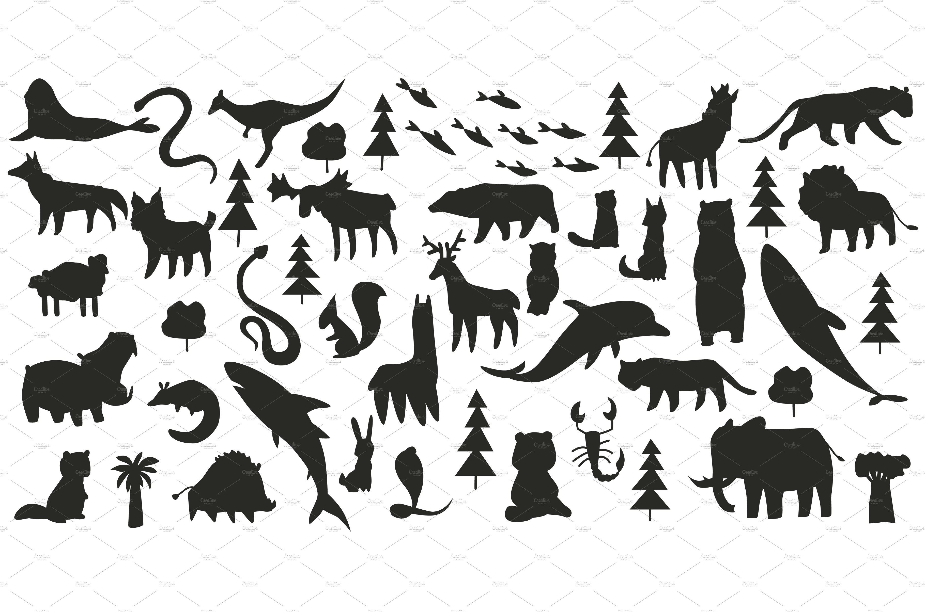 Collection of vector animals cover image.