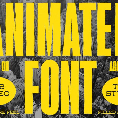 Animated Font Agharti cover image.