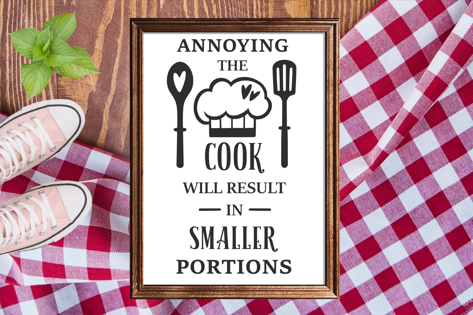 annoying the cook will result in smaller portions 1 887