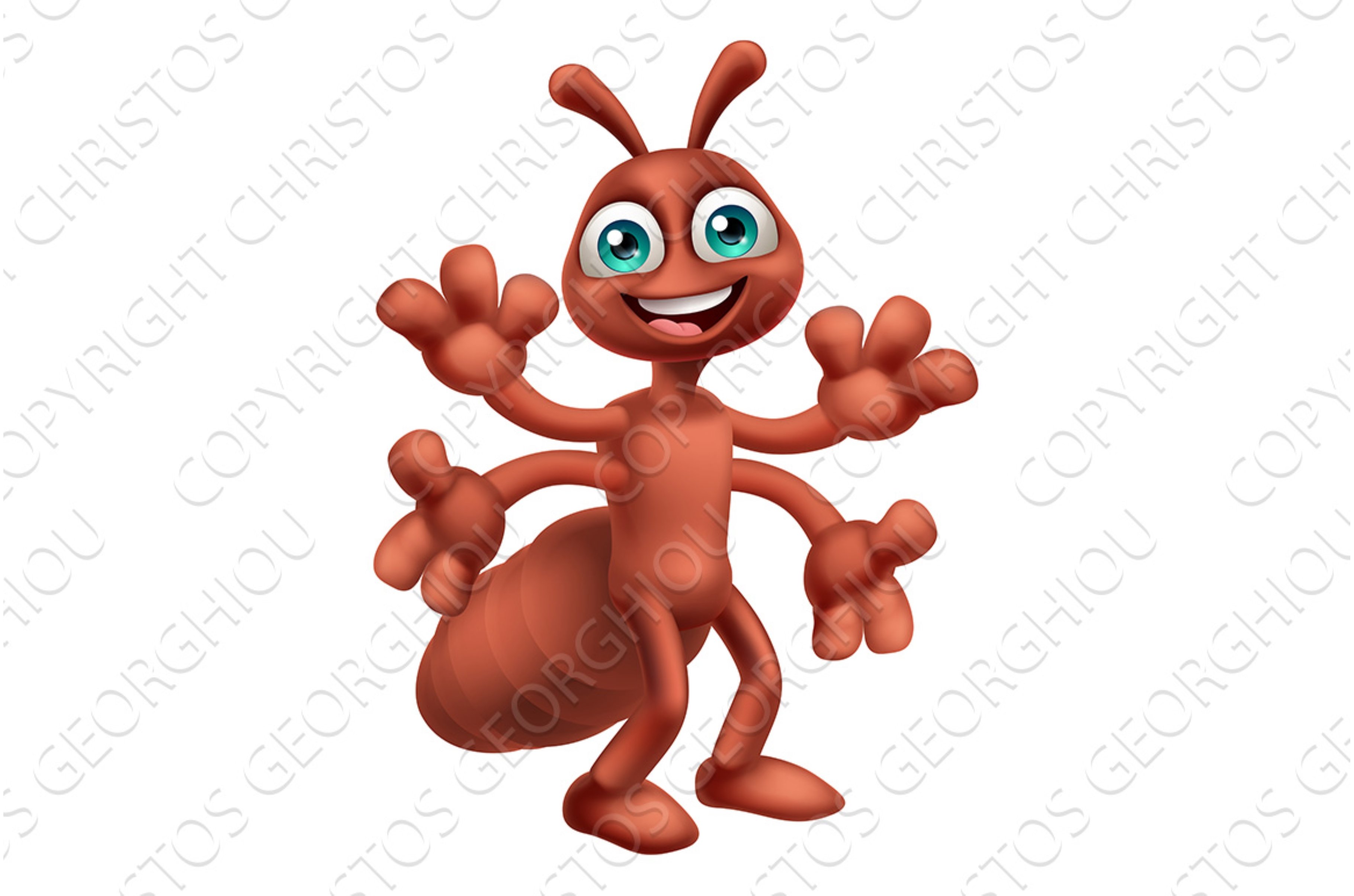 Ant Insect Bug Cute Cartoon cover image.