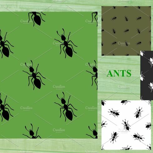 Ants background pattern cover image.