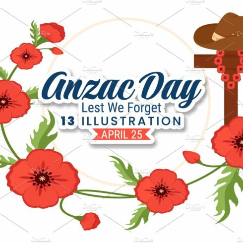 13 Anzac Day Illustration cover image.