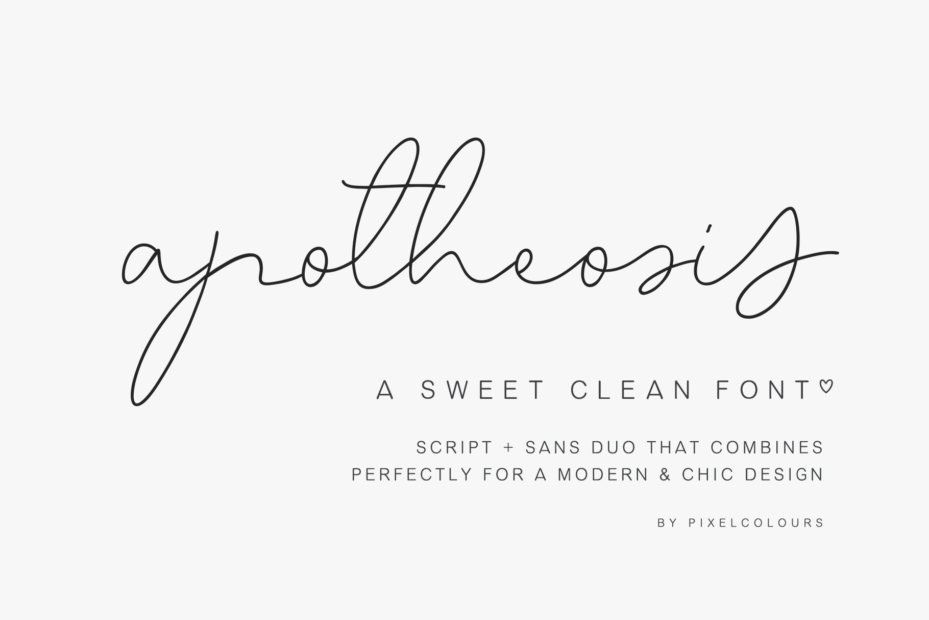 Script Font Apotheosis