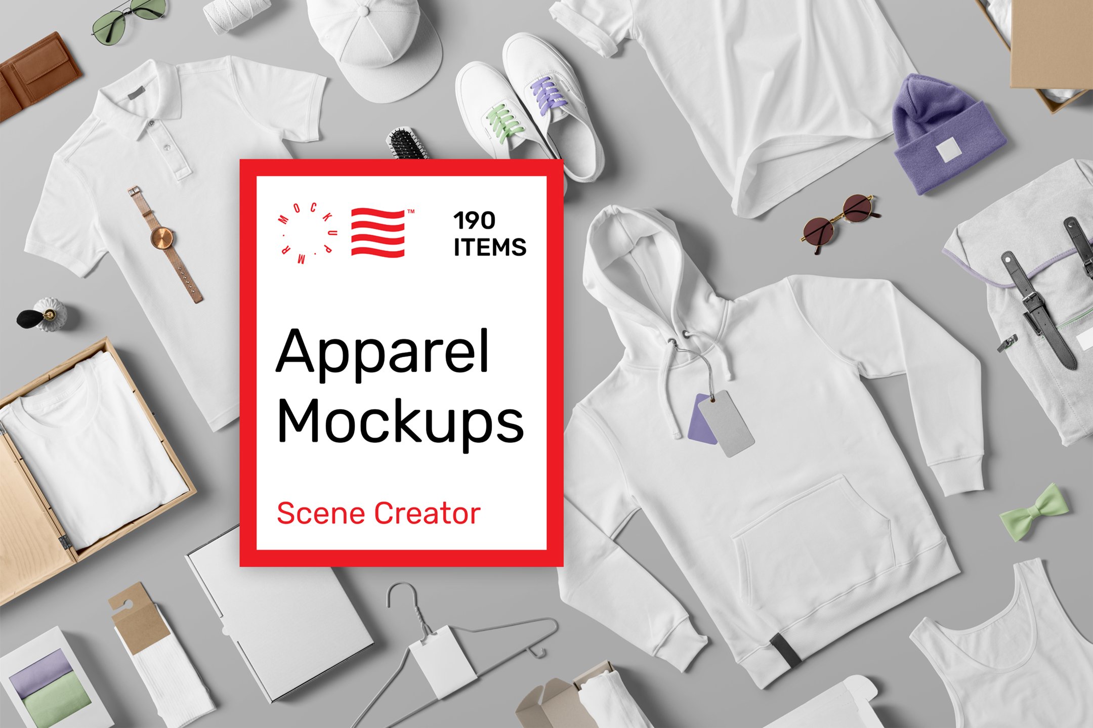 Apparel Mockups - Scene Creator cover image.