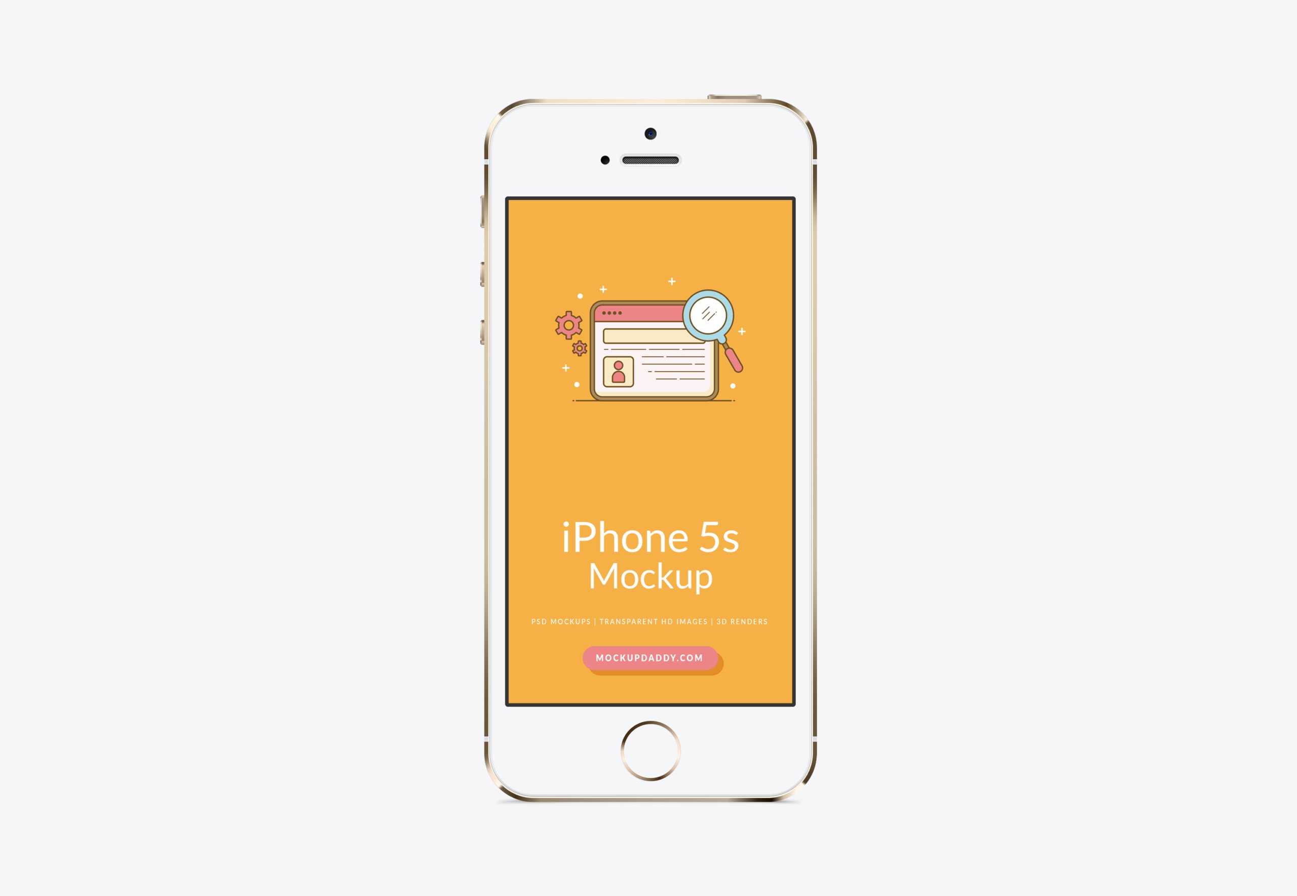 iPhone 5s Mockups preview image.