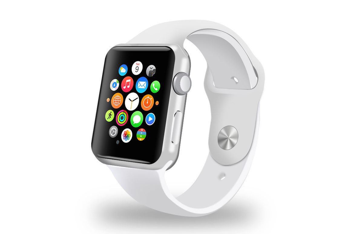 Apple Watch PSD cover image.