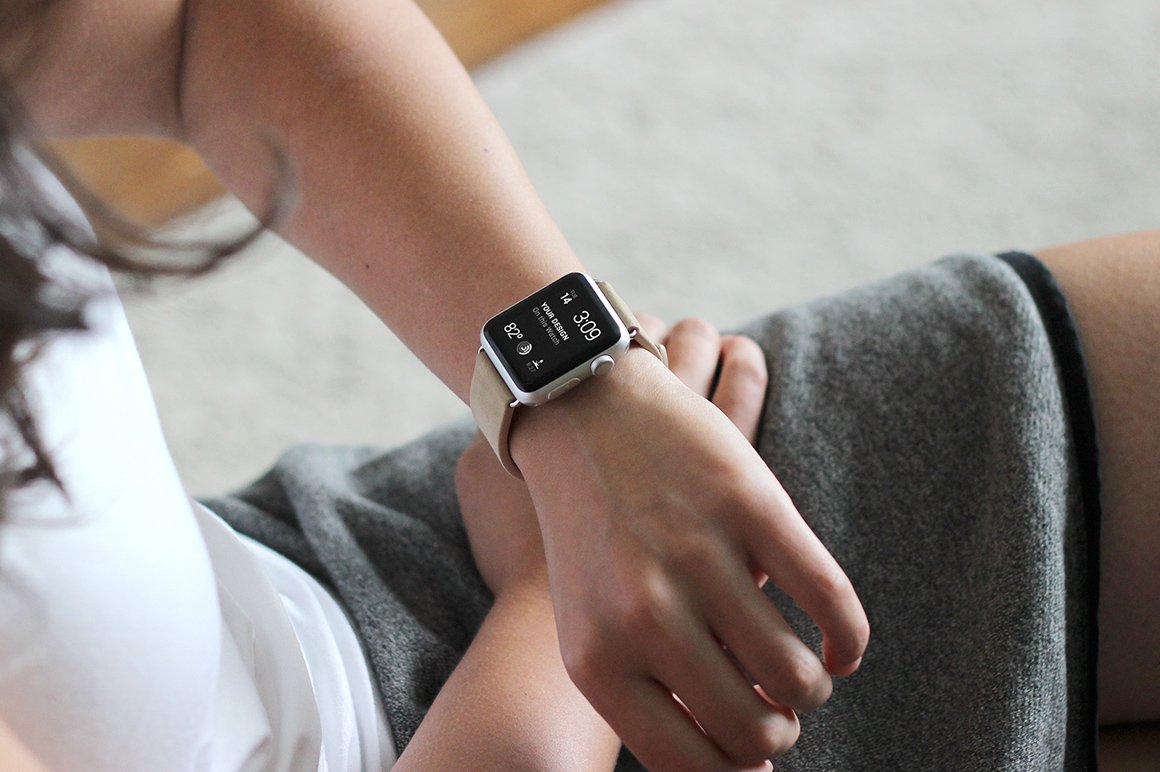 10 Real World Apple Watch Mockups preview image.