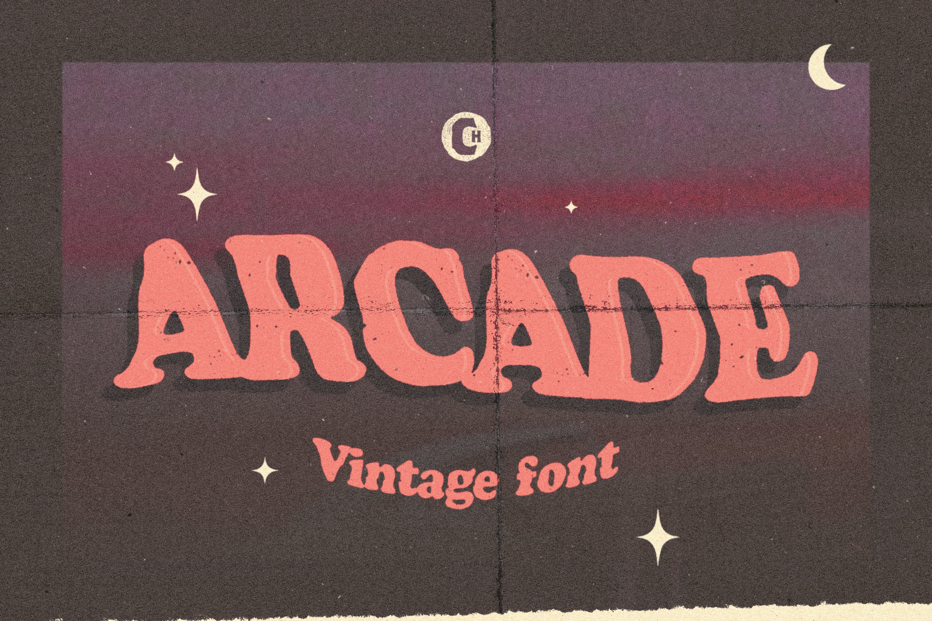 ARCADE Font cover image.