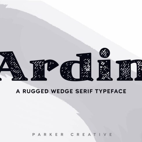 Ardin Distressed Wedge Serif cover image.