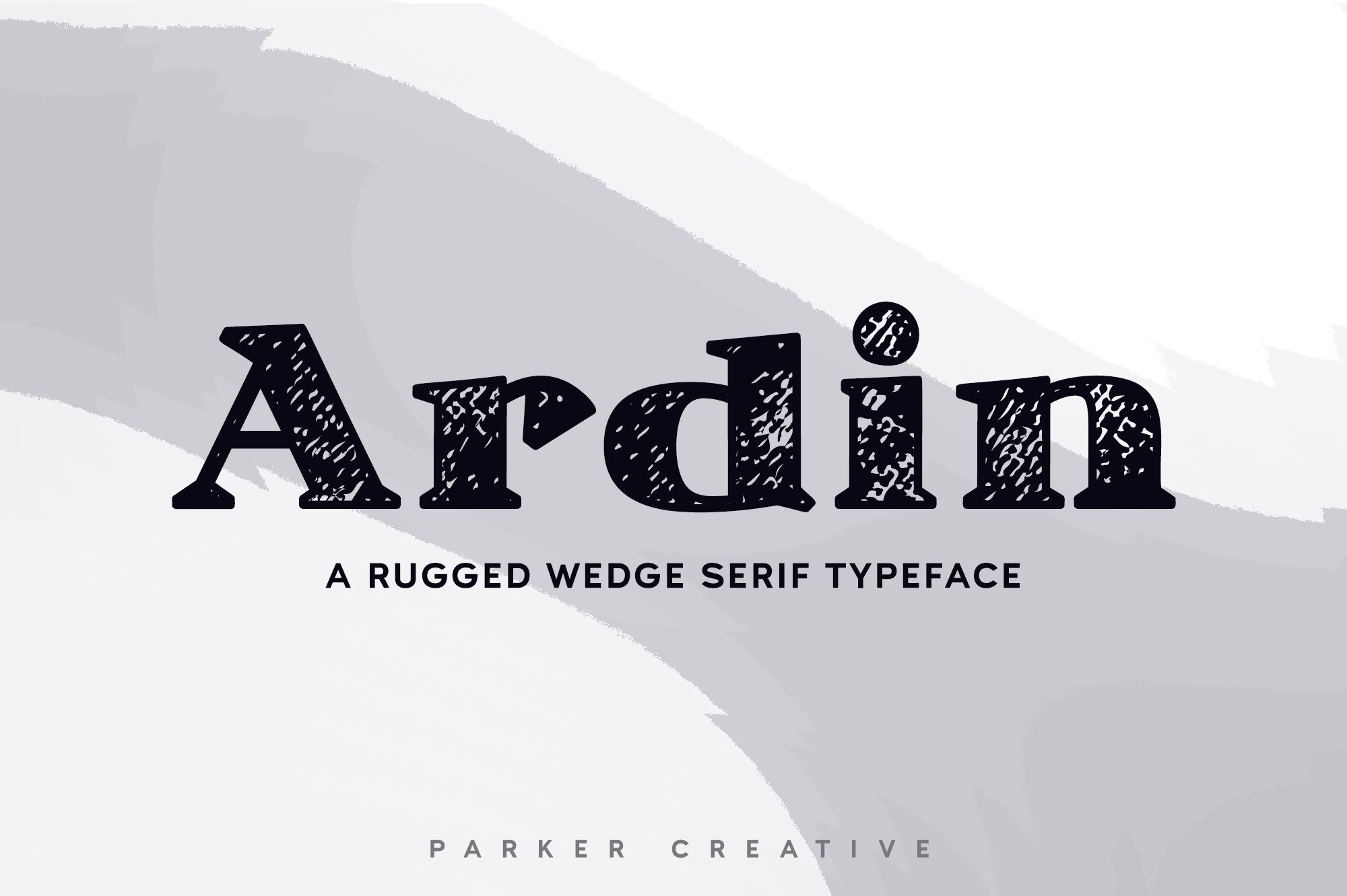 Ardin Distressed Wedge Serif cover image.