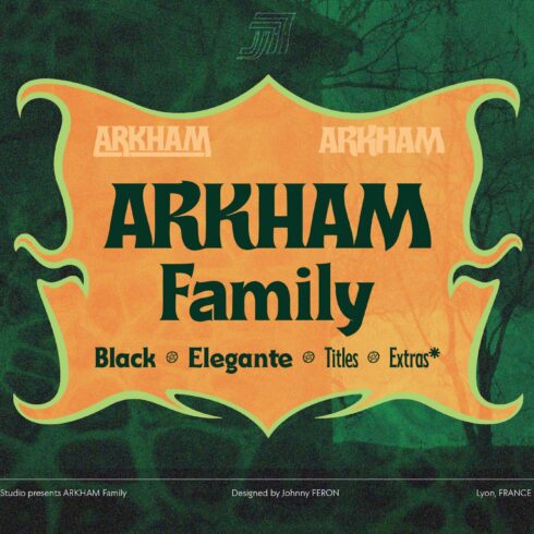 ARKHAM Display Family + Extras cover image.