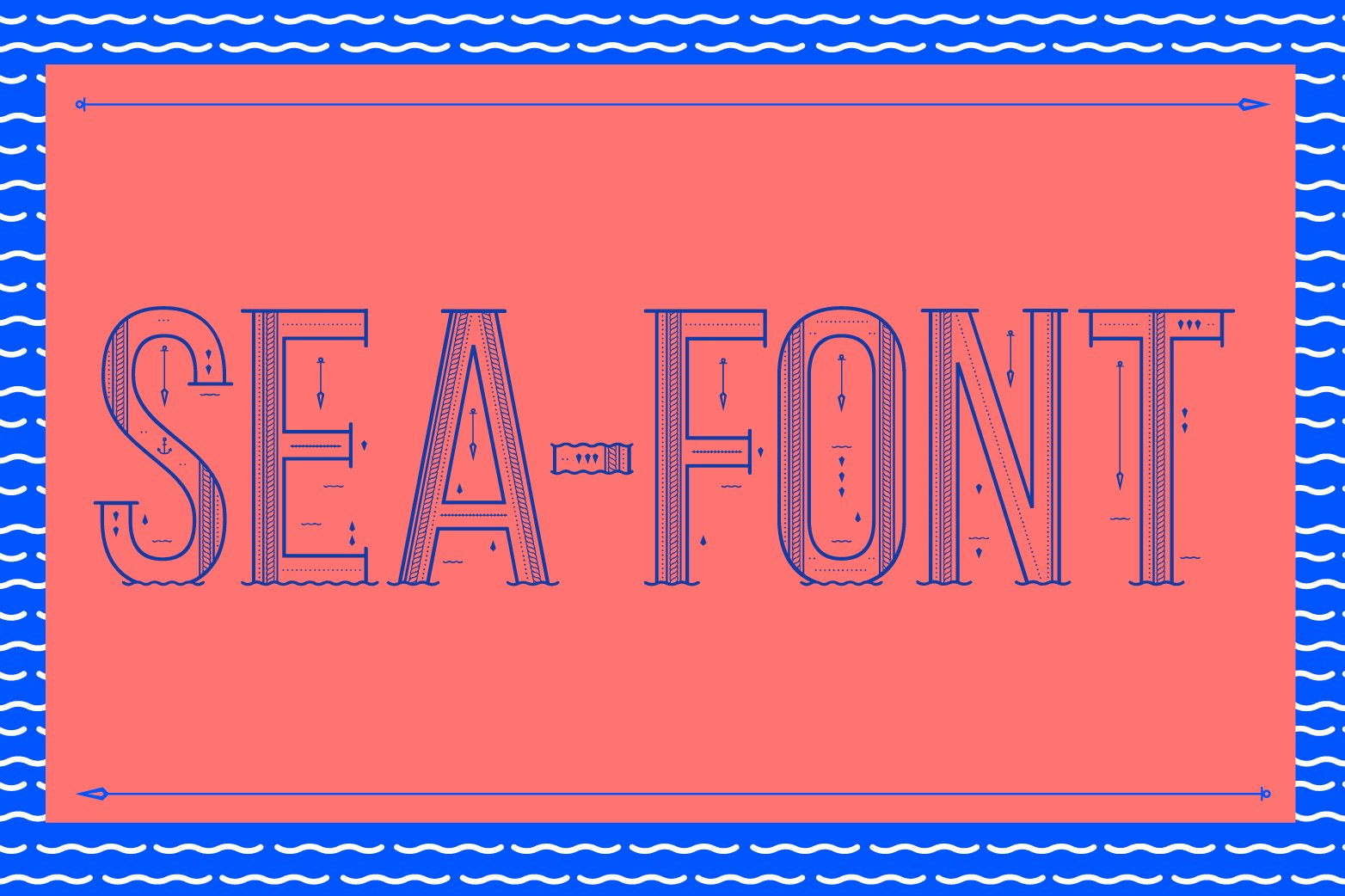 Sea Font preview image.