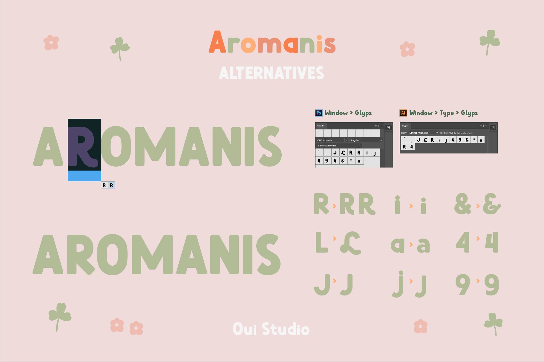 aromanis font by oui studio 8 229