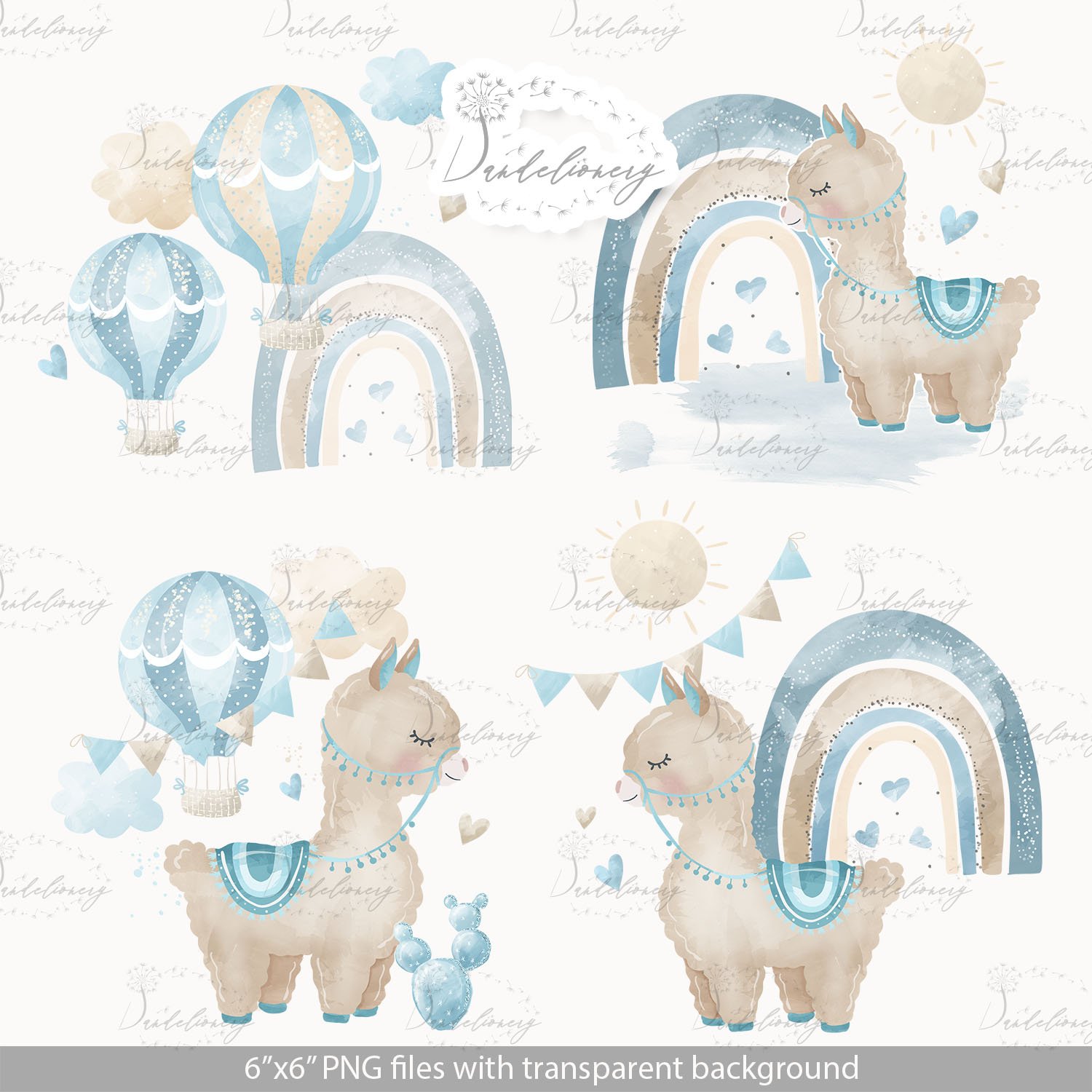 -50% sale Cute Llama design preview image.