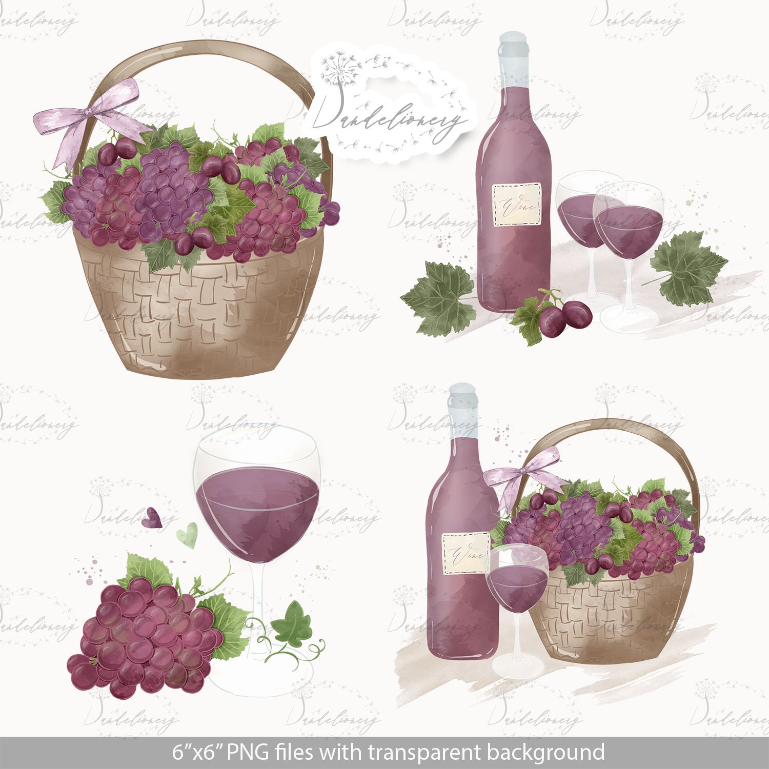 Grape design preview image.