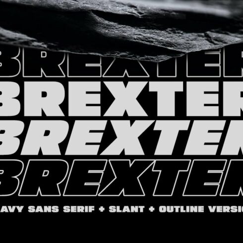 Brexter - Heavy Sans Serif cover image.