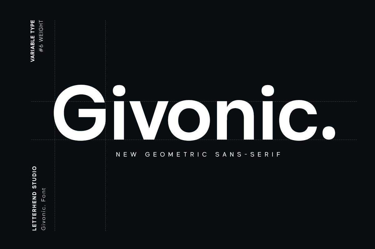 Givonic - Variable Font cover image.