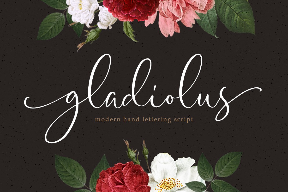 Gladiolus - Modern Calligraphy cover image.