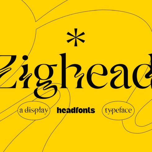 Zighead Display Font cover image.