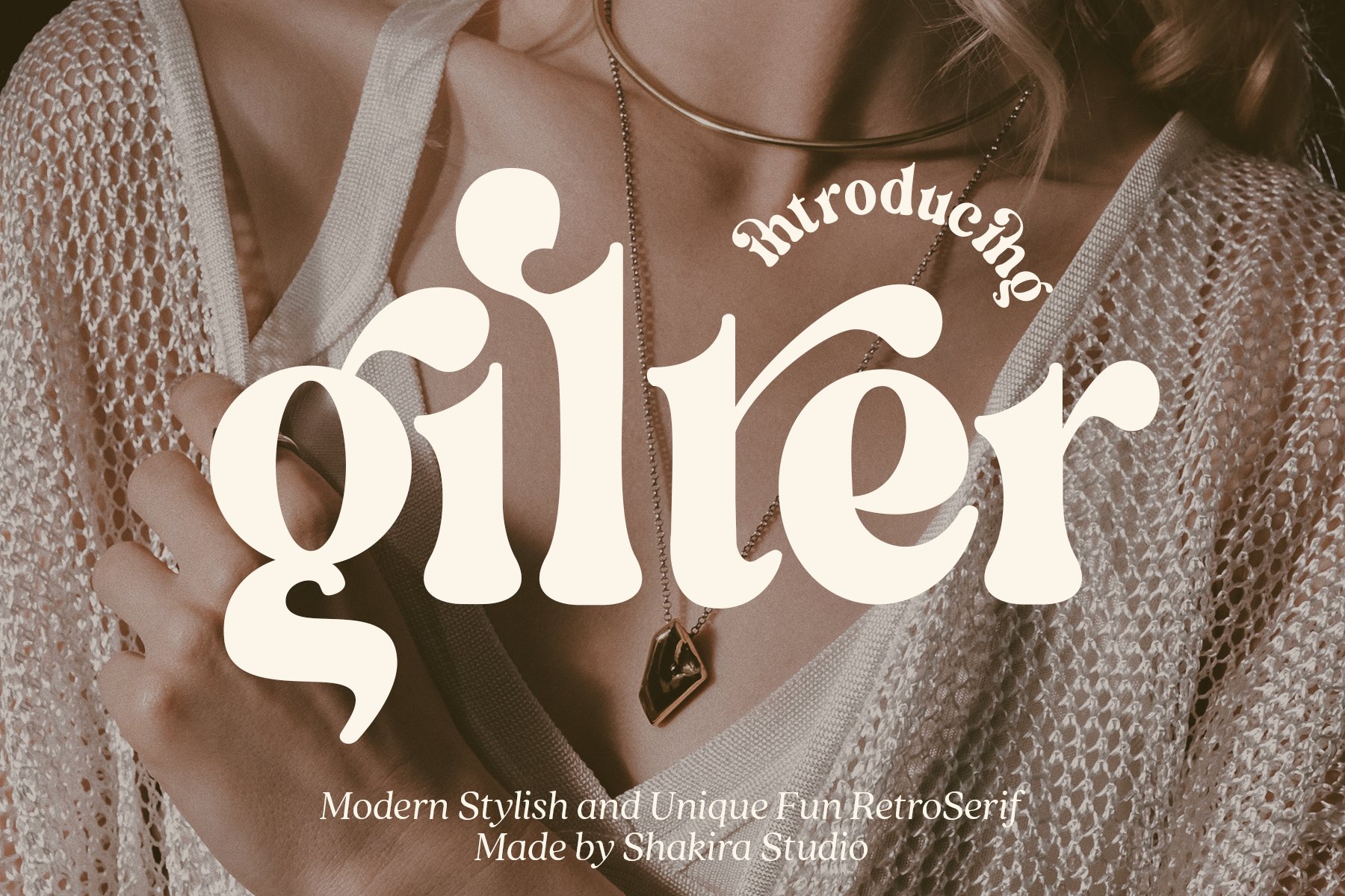Gilter - Retro Serif Font cover image.