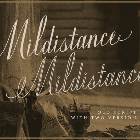 Mildistance - Old Script cover image.