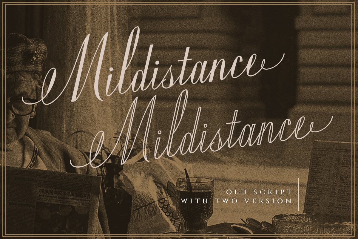 Mildistance - Old Script cover image.