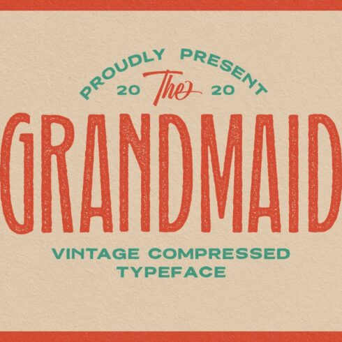 Grandmaid Condensed Font cover image.