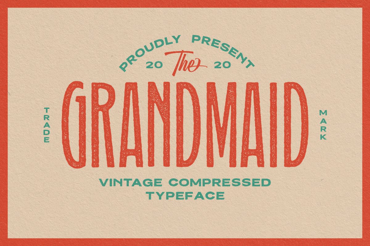 Grandmaid Condensed Font cover image.