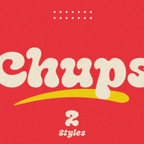 Chups - Groovy Retro Font cover image.