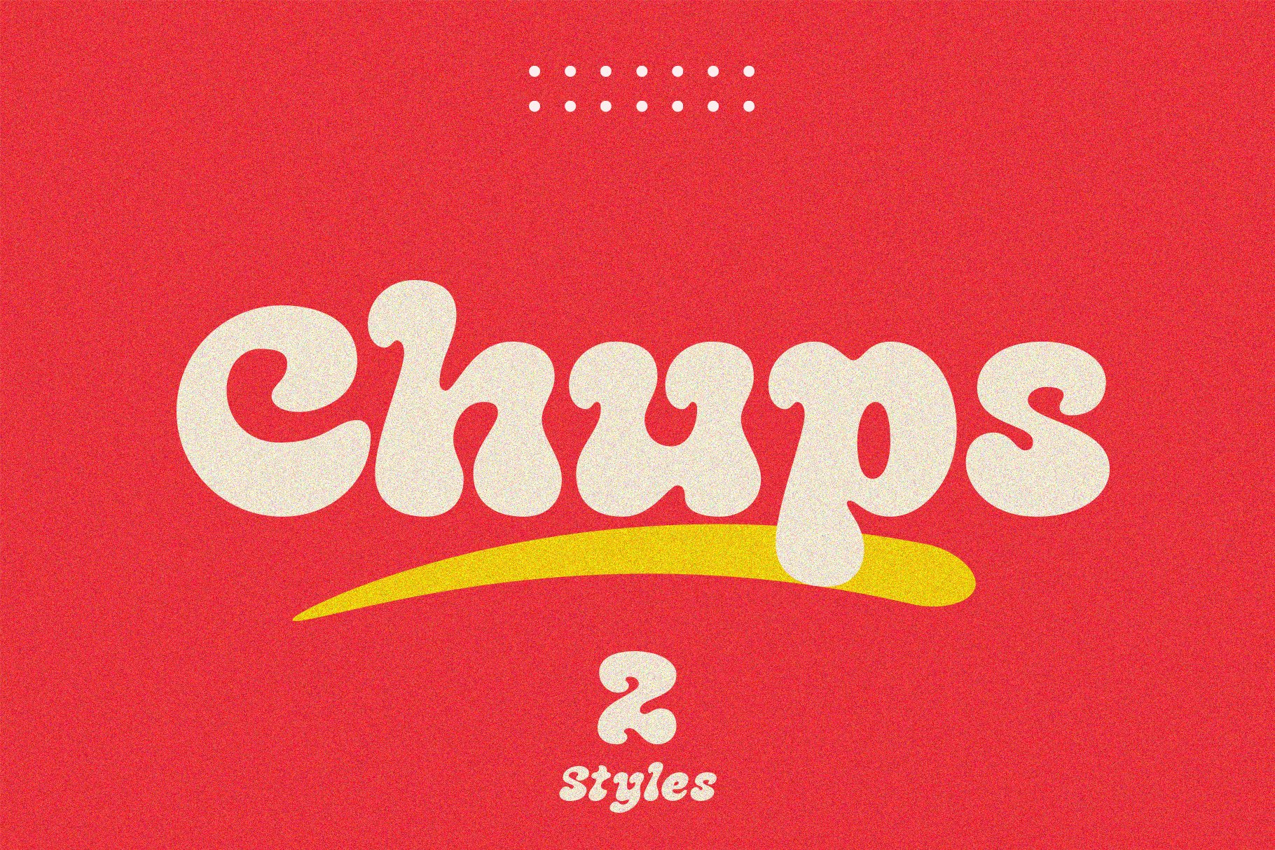 Chups - Groovy Retro Font cover image.