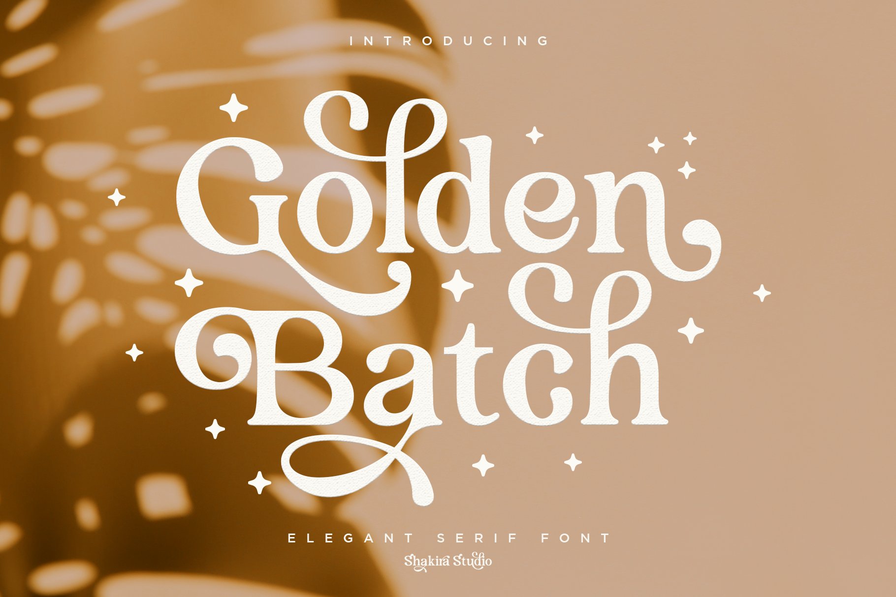 Golden Batch - Elegant Serif Font cover image.