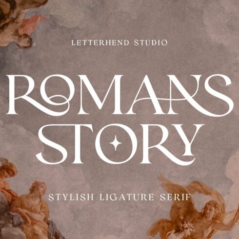 Romans Story - Ligature Serif Font cover image.