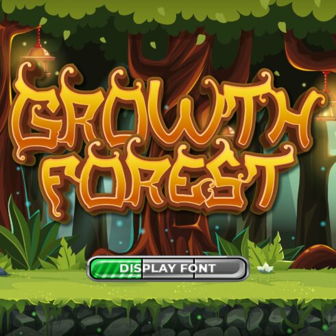 Growth Forest Adventure Display Font cover image.