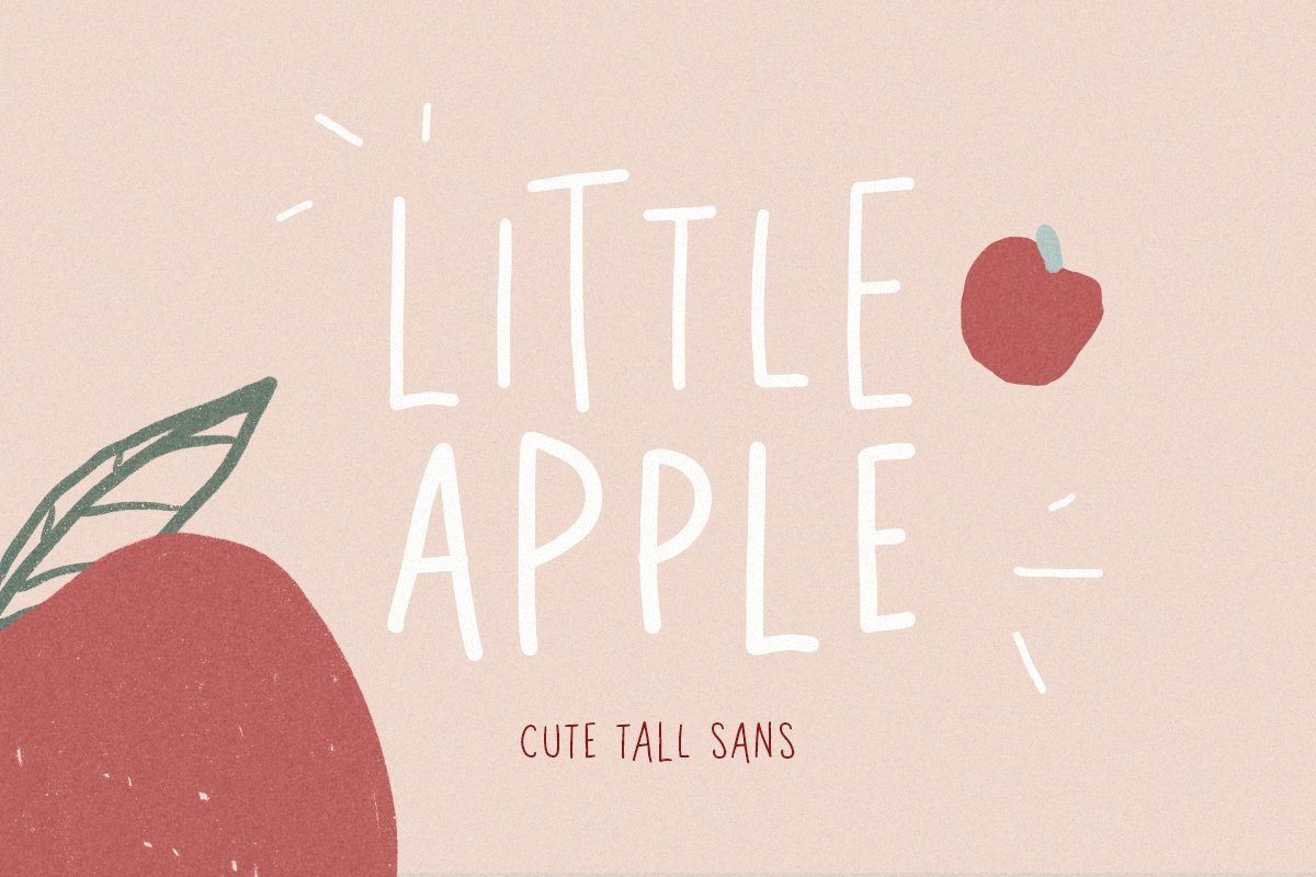 Little Apple - Cute Tall Sans cover image.