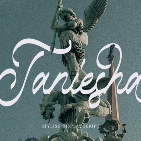 Taniesha - Stylish Display Script cover image.