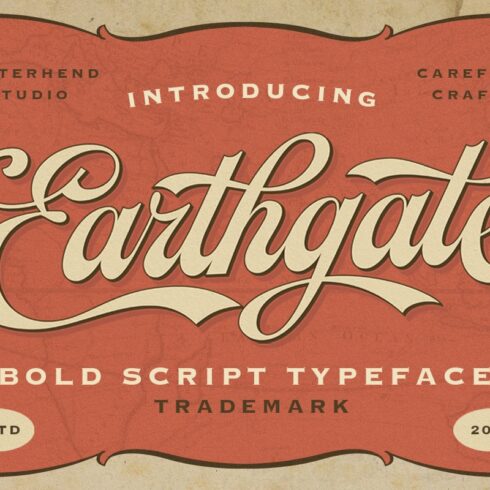 Earthgate - Bold Script Typeface cover image.