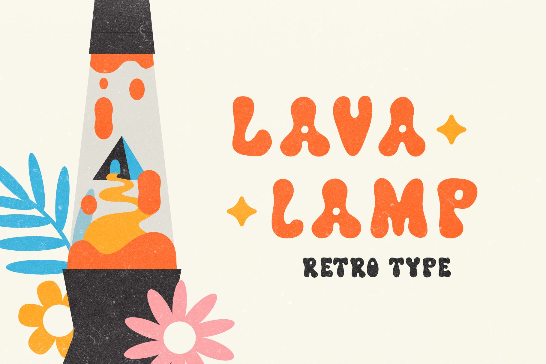 Lava Lamp Display - Retro Font cover image.