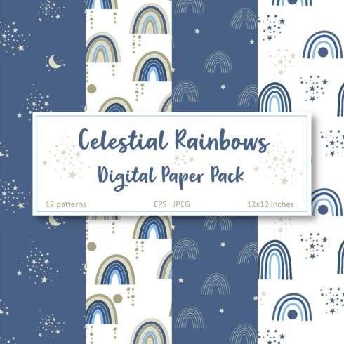 Celestial Rainbow Pattern Collection cover image.