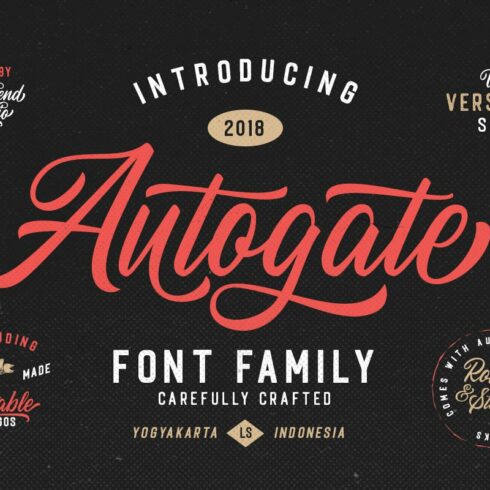Autogate - Font Duo (+BONUS) cover image.