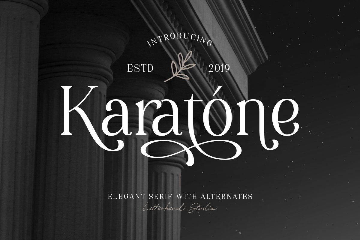 Karatone - Elegant Serif preview image.