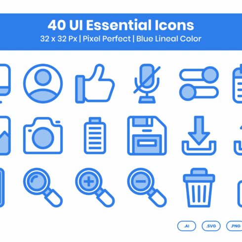 40 UI Essential - Lineal Color cover image.