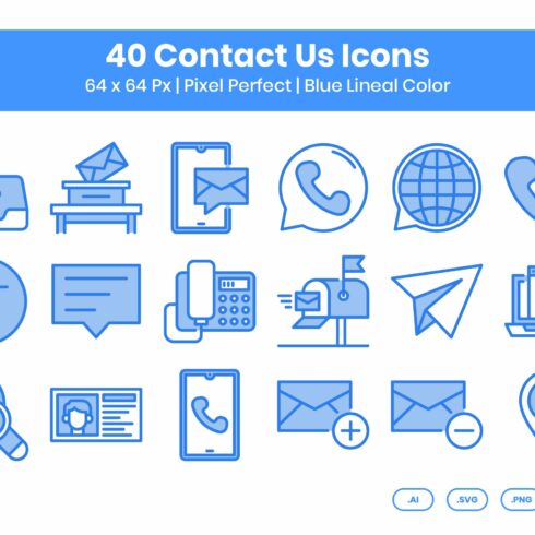 40 Contact Us - Lineal Color cover image.