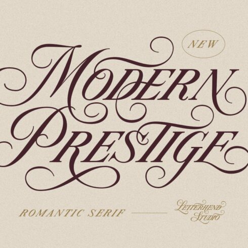 Modern Prestige - Romantic Serif cover image.