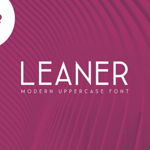 Leaner Font - 3 weights cover image.